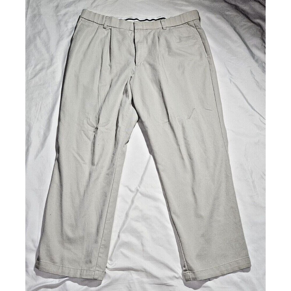 DOCKERS Golf Khaki Pants Classic Fit Tan 38x30 dupont teflon coated